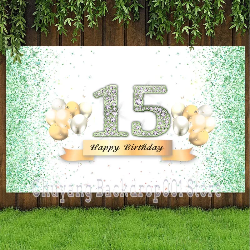 

Фон для фотосъемки с зелеными воздушными шарами для взрослых и девочек