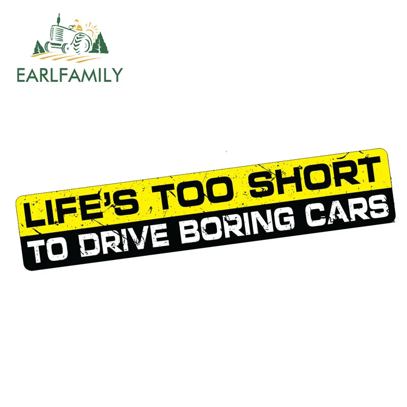 EARLFAMILY 15 см x 3 Виниловая наклейка с забавным бампером JDM дрифтом скоростные