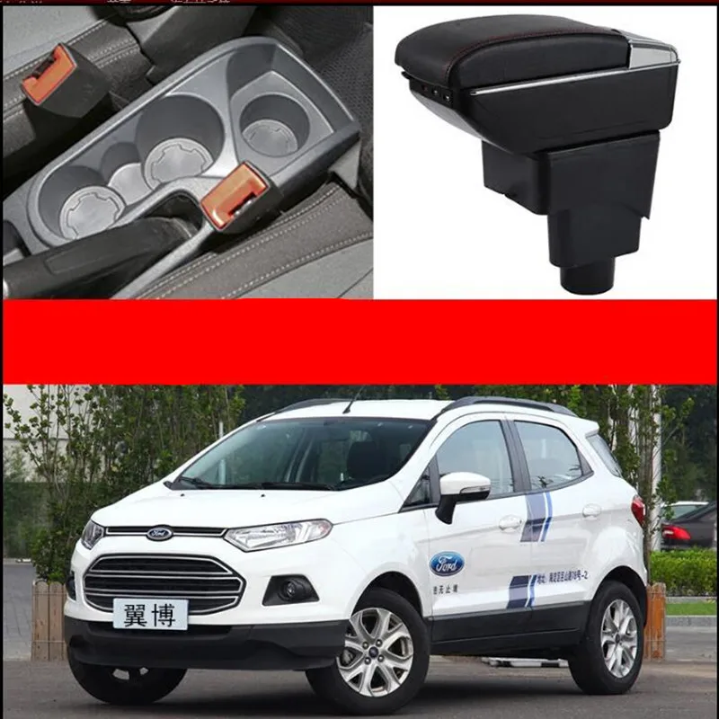 Подлокотник для консоли Ford Ecosport 2013 2018 + USB 2014 2015 2016|Подлокотники| |