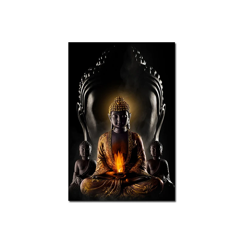 Абстрактная картина лорд Будды принты на холсте художественные картины плакаты