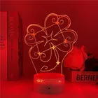 Фигурка ударной игры Genshin, 3D USB-лампа, светодиодные RGB ночные светильники, крутой подарок на день рождения для друзей, красочное украшение для игрового стола