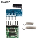 QIACHIP 433 МГц беспроводной 4-канальный выходной модуль декодирующий ресивер + Широкий передатчик кодирования напряжения для пультов дистанционного управления 433 МГц