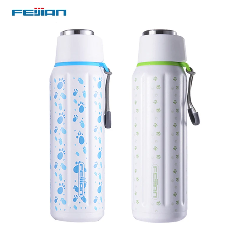 Термобутылка FEIJIAN вакуумные жалюзи кружка из нержавеющей стали с двойными