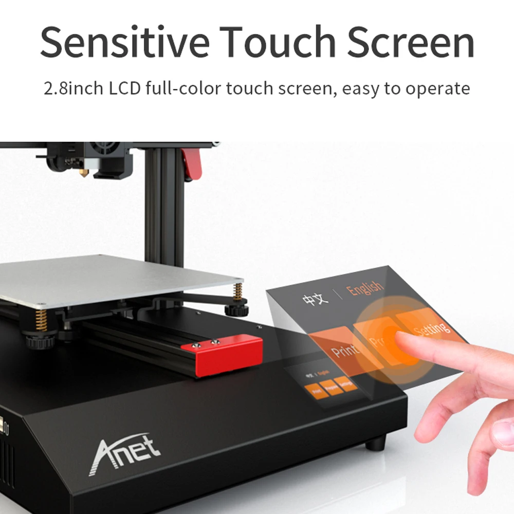 Anet A8 A6 ET4 3d принтер Высокая точность Impresora 3D ЖК-экран алюминиевый горячий экструдер принтеры DIY комплект Imprimante 3d принтер
