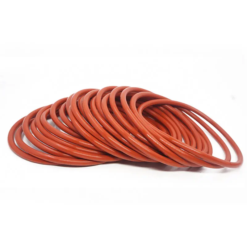 Красные силиконовые кольца из силикона/VMQ уплотнительное кольцо толщиной 4 мм