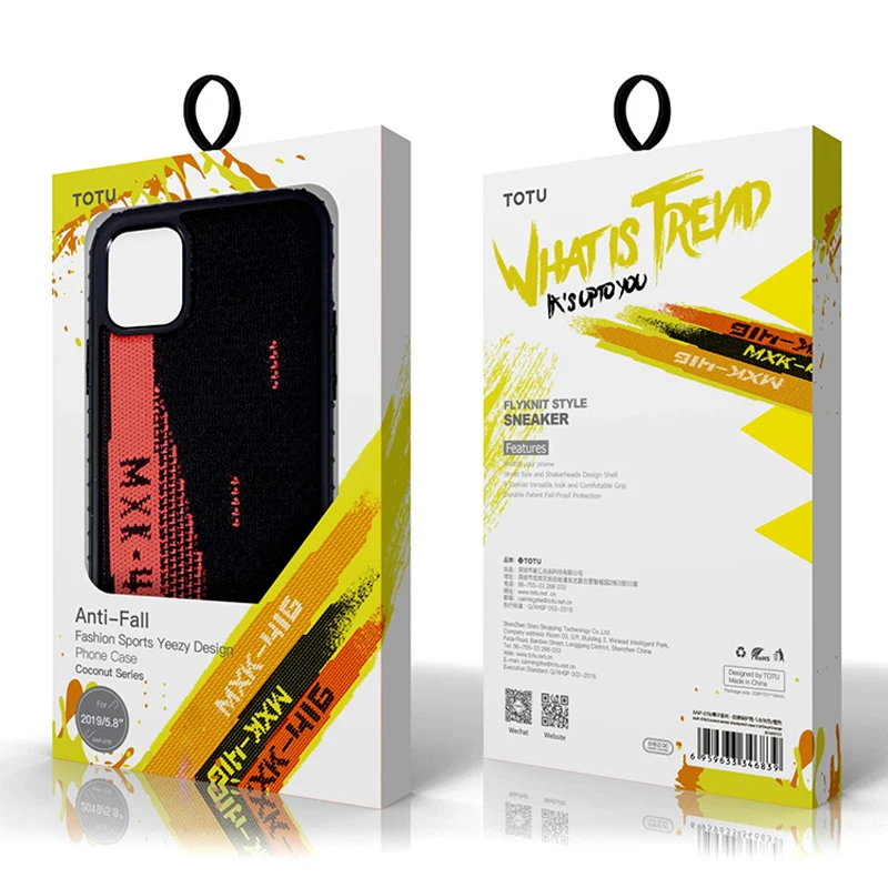 TOTU Роскошный чехол для телефона iPhone 11 Pro Max Coque спортивные кроссовки