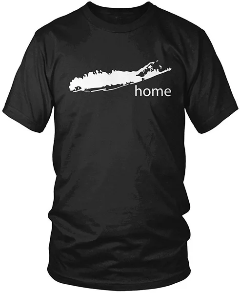 Long Island Home Men'S T-Shirt 100% Cotton Sports Fitness Plus Size Christmas Gift
