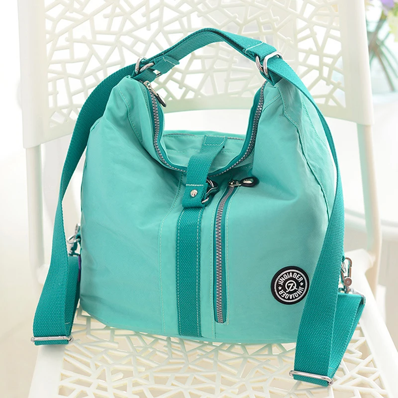 

Nylon Waterproof Backpack Bag For Women Girls Casual Zipper Sewing Backpack Retro Style Student Daily Bag Mochila Mujer