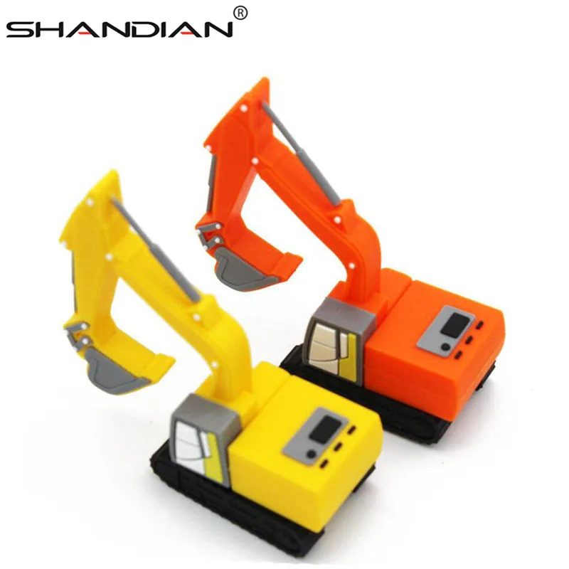 SHANDIAN usb палка экскаватор USB флэш накопитель автомобили ручка привод 4 ГБ 8 16 32 64