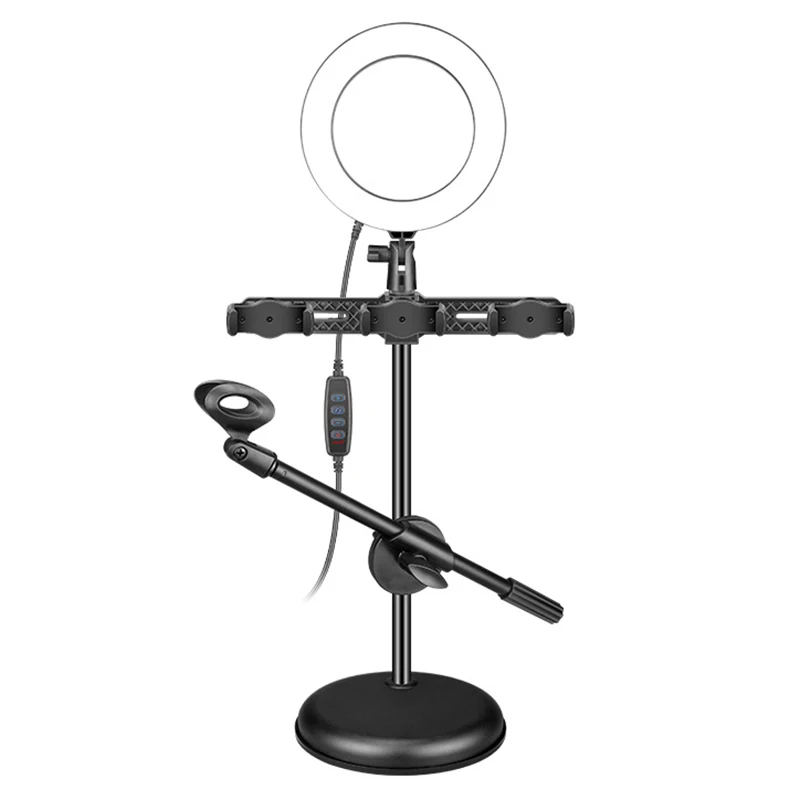 

Selfie Ring Light LED Ring Light With Tripod Stand & 3Xcell Phone Holder For Live Stream/Youtube Video/Photography
