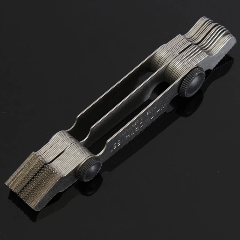 60 Degree 52Pcs Steel Thread Measuring Gage Metric Whitworth Screw Pitch Gauging Lathe Tool | Инструменты