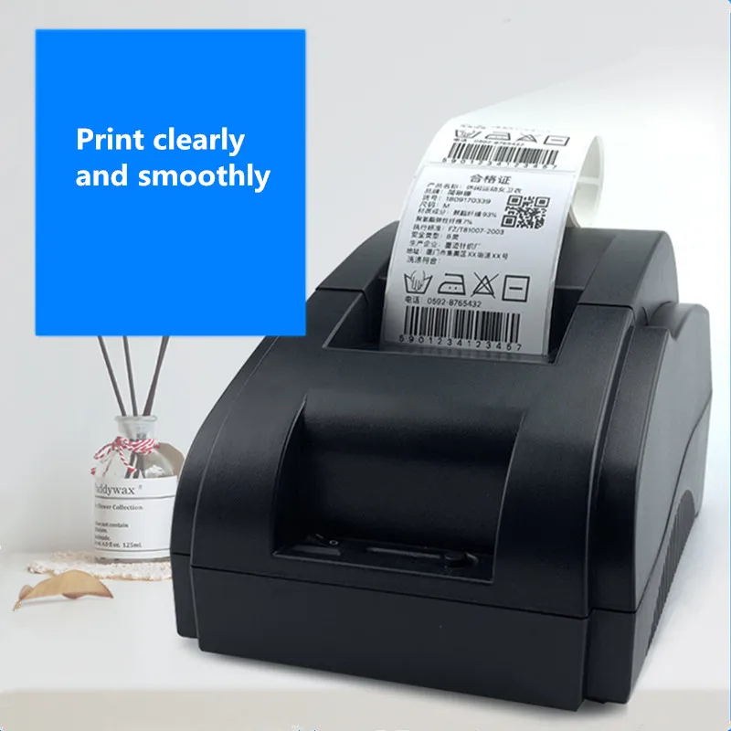 pocket printers YY58 Clothing tag jewelry food commodity price sticker 20-57mm mobile phone Bluetooth USB barcode QR code thermal label printer mini portable photo printer
