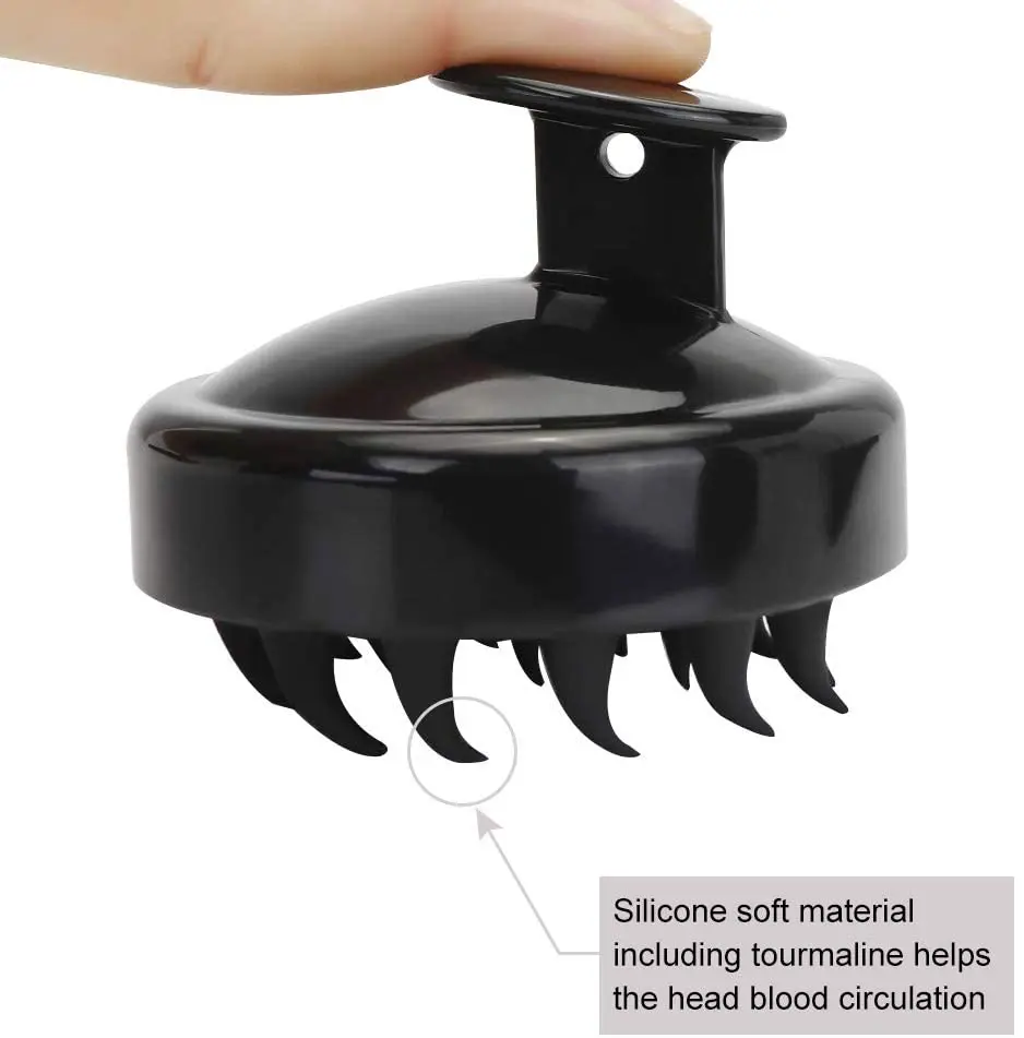 Щетка для массажа головы и шампуня щетка ухода за кожей с мягкой силиконовой