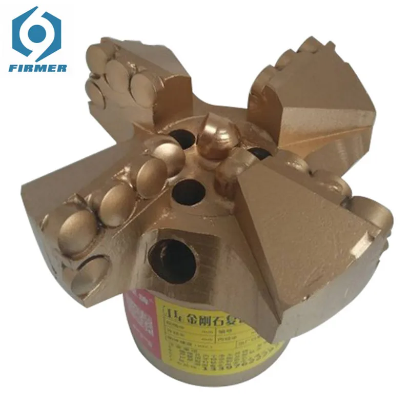 4 Wings Step Drill Bit Well Drilling PDC Drag Bit For Mining Drilling Bit Geological Exploration Coal Mining