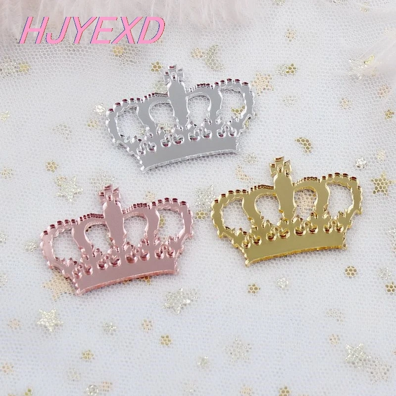 (10 шт./лот) 40 мм акриловые серьги Золотая Корона лазерная резка 1 6 &quot-AC1457A |
