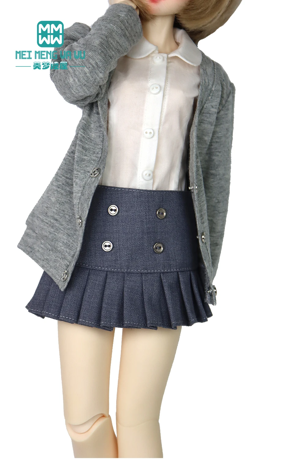 Одежда для куклы BJD подходит 40-65 см 1/4 1/3 SD MSD модная плиссированная юбка в