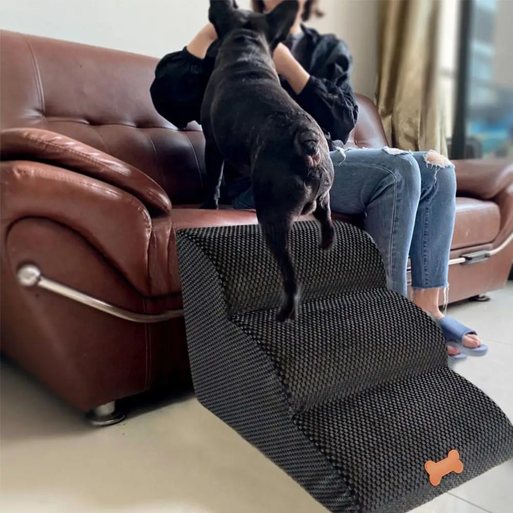 

3 Layers Dog Stairs Pet Ladder Indoor Dog House Stairs Ramp Ladder Portable Cat Climbing Sofa Bed Ladder For Dog Cat Pet Product