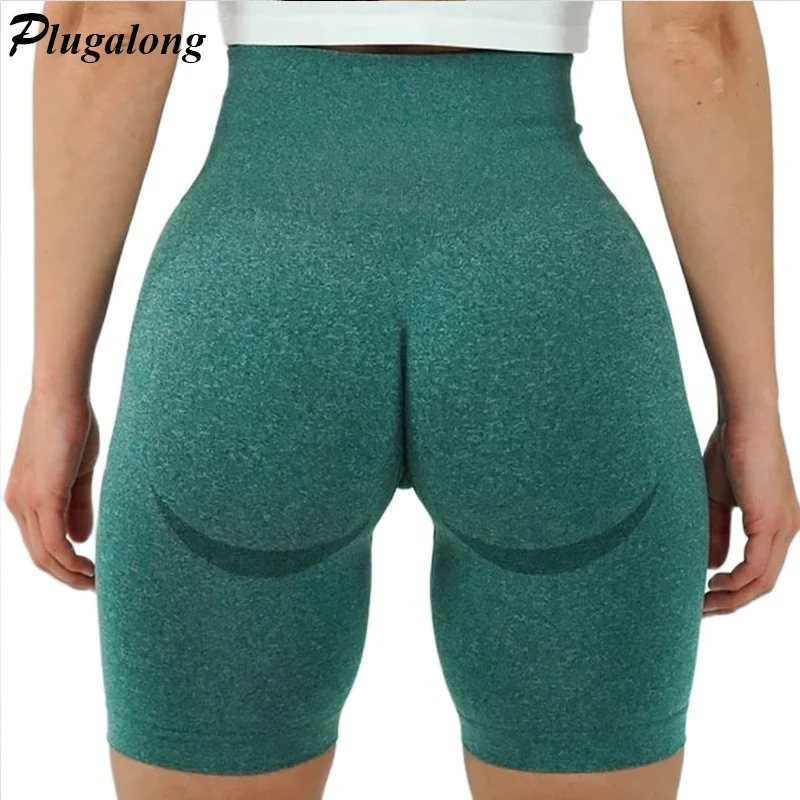 

Print Sports Cycling Shorts Women Skinny Peach Hips High Waist Yoga Short Pants Woman Summer Streetwear Fitness Gym Clothings