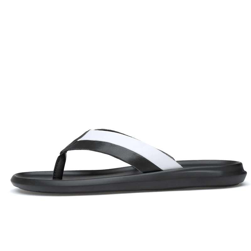 2021 Брендовые мужские вьетнамки Летние шлепанцы из натуральной кожи