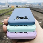 Умный 2021 оригинальный противоударный чехол из жидкого силикона для Xiaomi Redmi Note 8 9 10 Pro Max, тонкий чехол для POCO X3 Pro M3 M4 Pro 5G