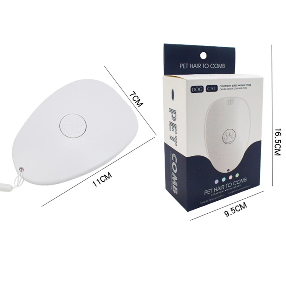 

Colorful Cat Dog Comb Long Thick Hair Fur Removal Brush Pet Hair Detailer For Cars Furniture Gatos Accesorios Perros Dla Psa