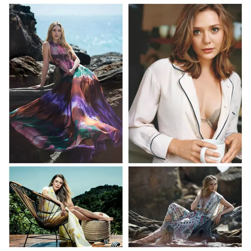 Наклейки самоклеящиеся горячая Распродажа 2020 WandaVision плакат Елизаветы Ольсен