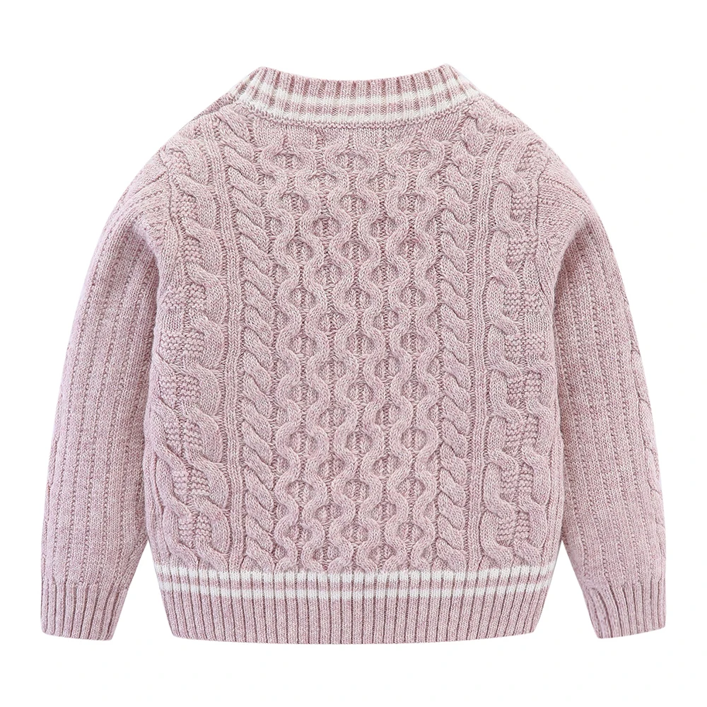 Детский свитер с круглым вырезом длинным рукавом | Мать и ребенок