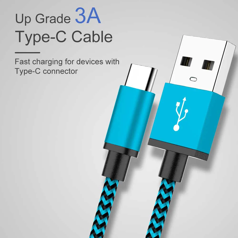 Кабель USB Type C 3.0A для быстрой зарядки usb-кабель Type-C Samsung S9 S8 Plus Huawei Honor 10 9 lite Tablet Phone |