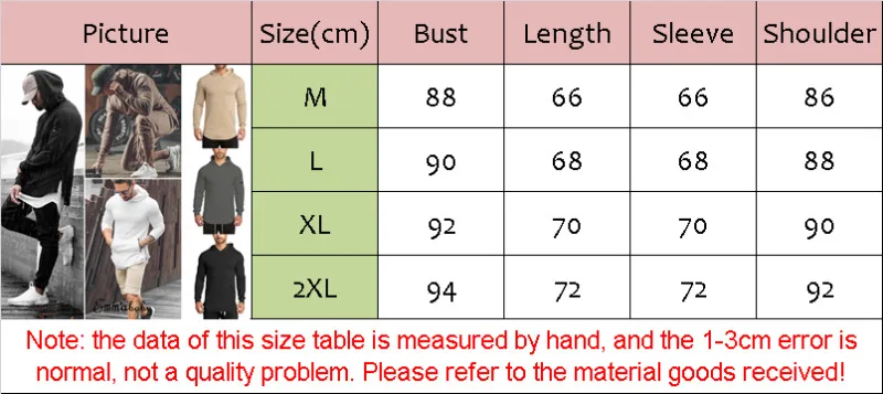

New 2019 Men Solid Color Gym Thin Hoodies Male Casual Fitness Long Sleeve Hooded Sweatshirt Plus Size
