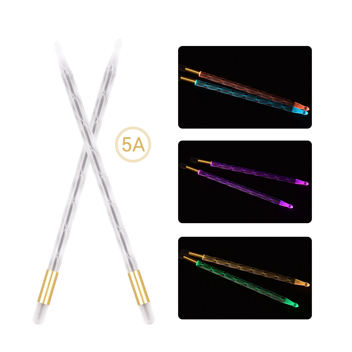 Пару 5A голени нейлон барабанные палочки светильник до джазовая барабанная