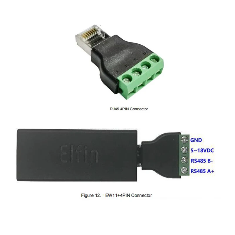 CE FCC HF Smallest Elfin-EW11/Elfin-EW11-0 Wireless Networking Devices Modbus TPC IP Function RJ45 RS485 to WIFI Serial Server | Компьютеры