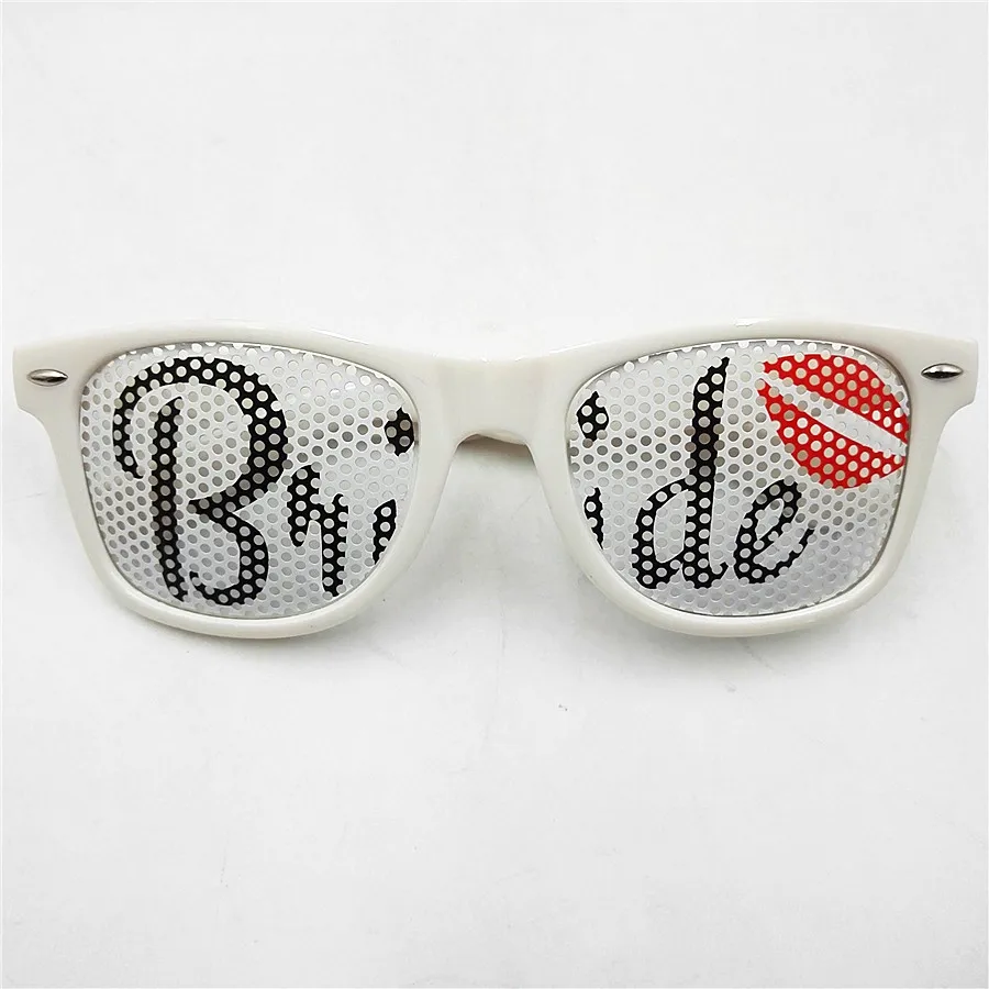 Bride and Best Man Sunglasses Fun Wedding Bridal Shower Party Decoration Glasses Photo Booth Props Favor Gifts Supplies | Дом и сад