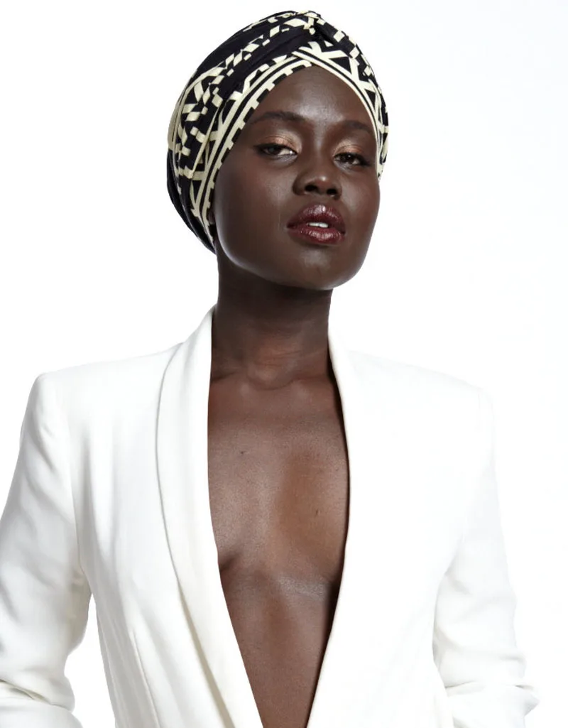 Женский шарф-повязка на голову с принтом | Тематическая одежда и униформа