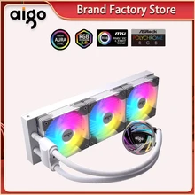 Aigo Galaxy 240/360 ARGB CPU Water Cooling Cooler Master Rgb Fan 120mm liquid Heatsink Radiator LGA 2066 2011 1151 1155 AM4 AMD