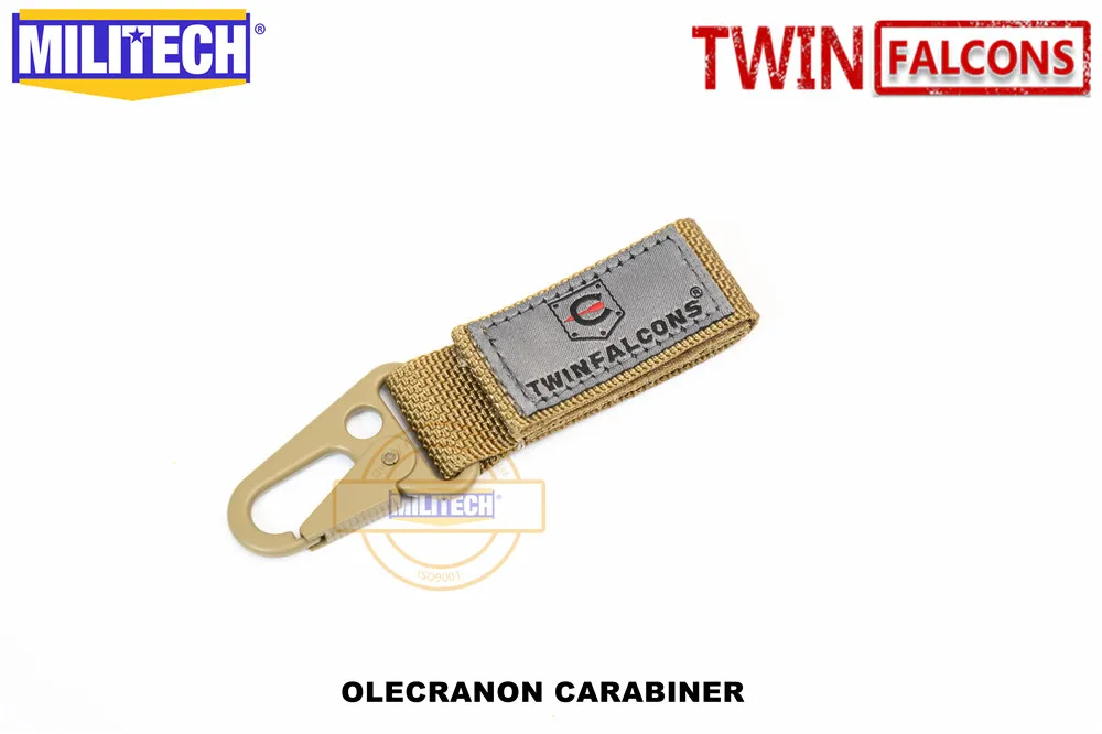 MILITECH twinfalcon Olecranon карабин тактический ремень крючок Открытый и петля |