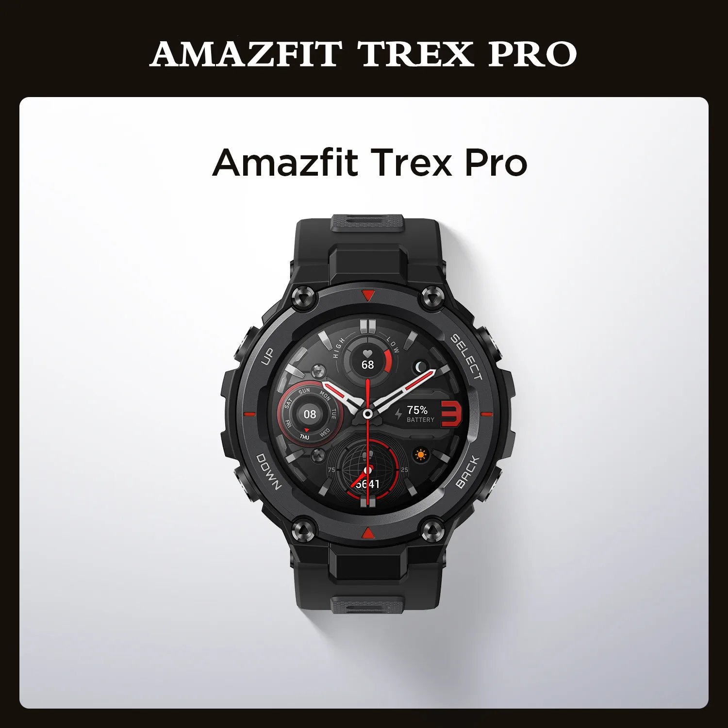

New Amazfit T-rex Trex Pro T Rex GPS Outdoor Smartwatch Waterproof 18-day Battery Life 390mAh Smart Watch For Android iOS Phone