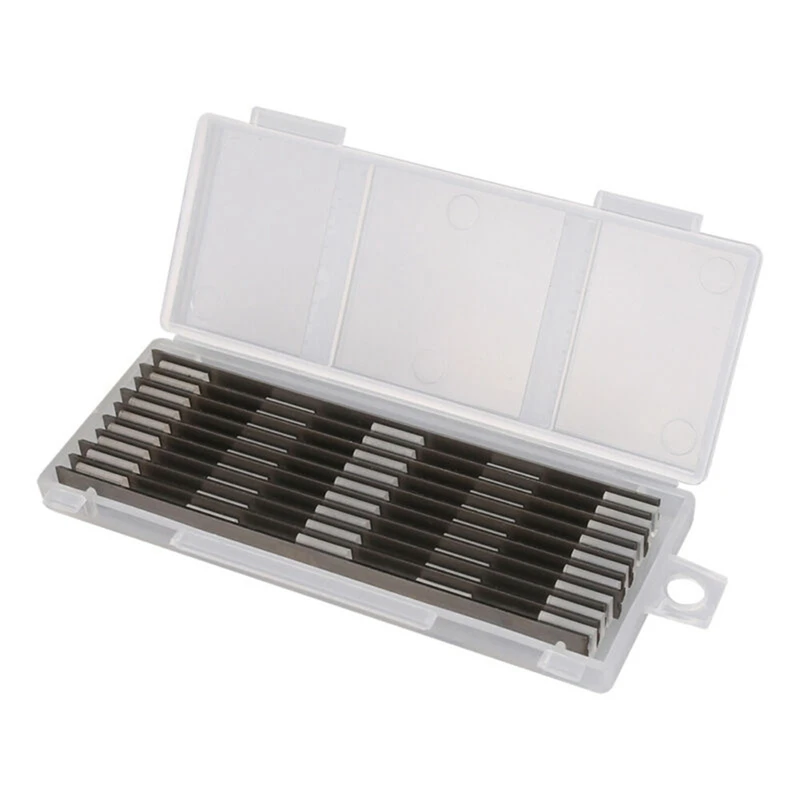 10 шт. 82 мм строгальные лезвия Реверсивные электрические в коробке HSS для Makita