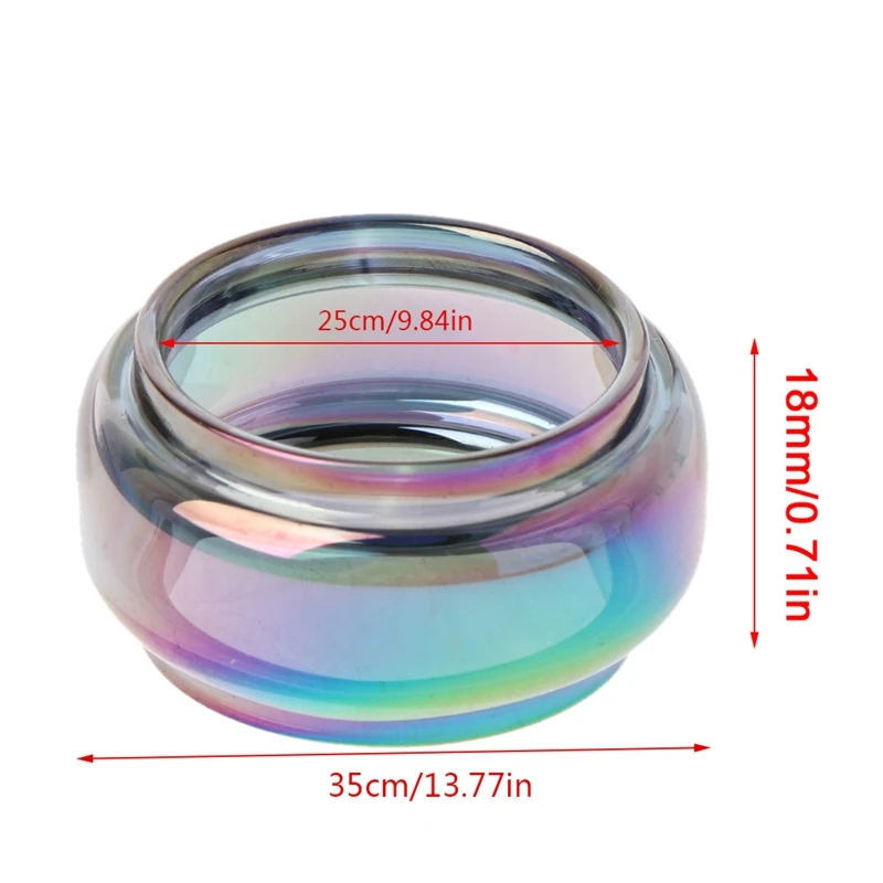 

Colorful Clear Bulb Pyrex Glass Tube Replacement Electronic Cigarette Vape Accessories for Stick V9 Max Kit Tank 8.5ML Vaporizer