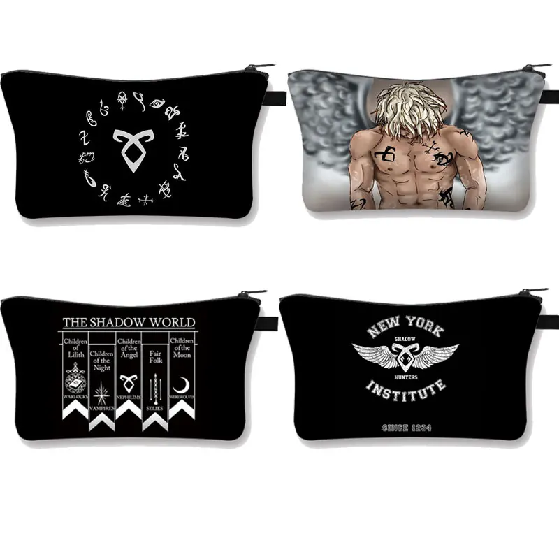 

Shadowhunters / Supernatural Cosmetic Cases Women Makeup Bag Ladies Make Up Organizer Pouch Neceser Beauty Cosmetics Bag Case