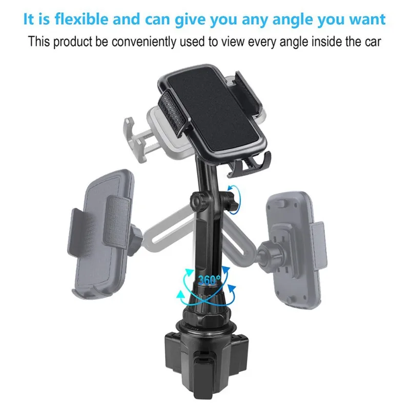 universal car cup holder cellphone mount stand for mobile phones adjustable car phone stand for huawei samsung dropshipping free global shipping