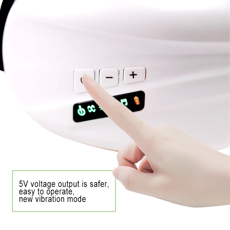 Электрический массажер для глаз с воздушным давлением маска накладная мягкая