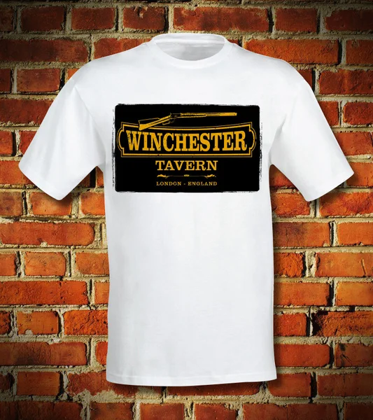 

New Summer Tee Shirt Funny T Shirt Shaun Of The Dead Winchester Tavern Pub Logo Retro Vintage Custom T-Shirt