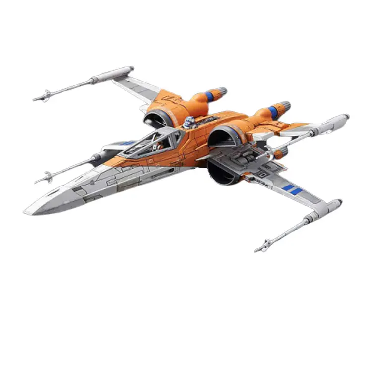 Оригинальный BANDIA Star Wars Строительный набор 1/72 масштаб POE X-Wing Fighter фигурку игрушки