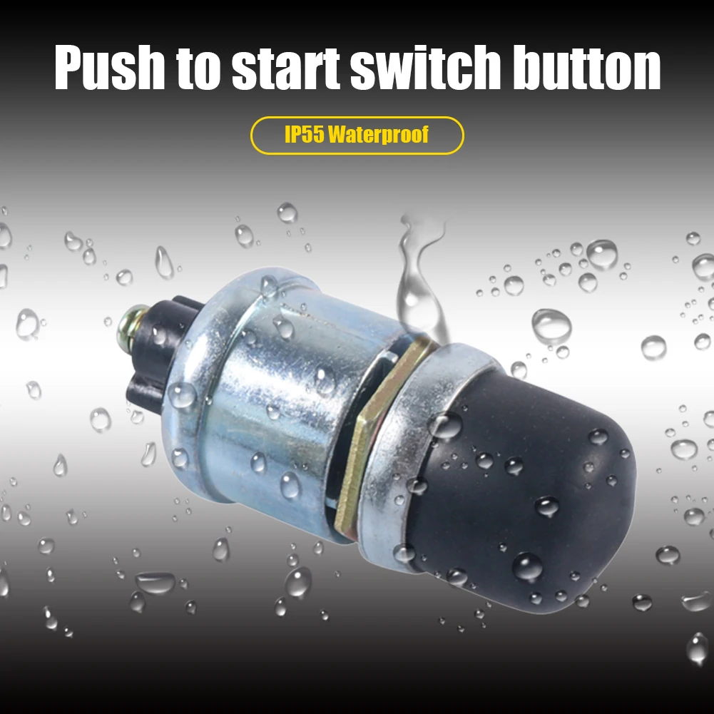 

Engine Switch Waterproof Horn Ignition Starter Switch Auto Engine Start Boat Push Button In-Car Special Parts