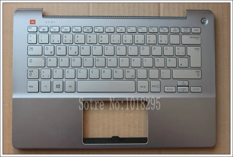 Новая немецкая GR Клавиатура для ноутбука SAMSUNG NP730u3e NP740U3E серебро с