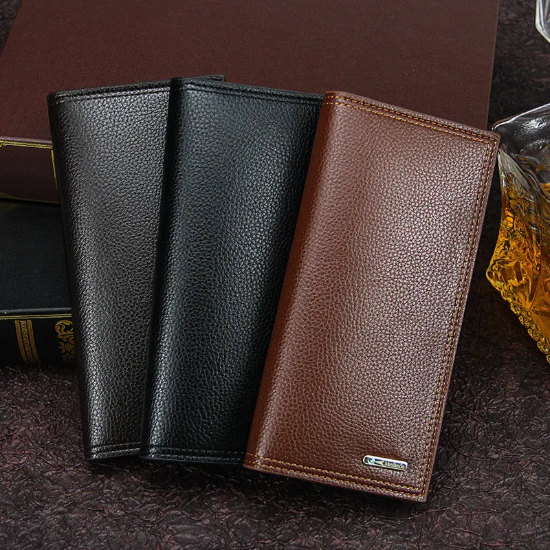 

New Men's Wallet Long Fashion Men's Magnetic Buckle Plus Envelope Large-capacity Multi-card Pocket Wallet