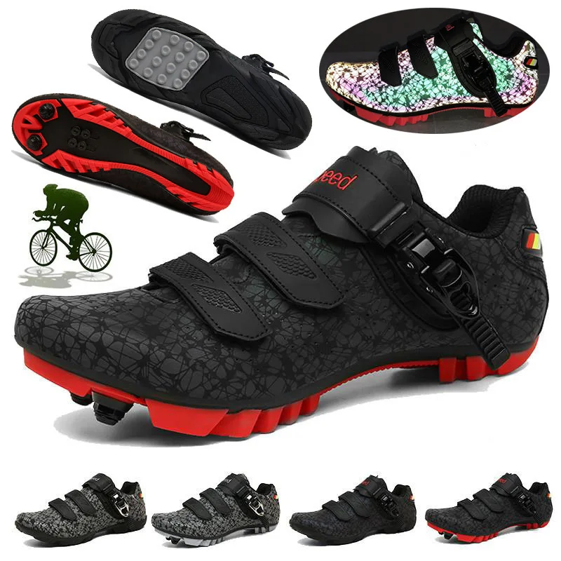

Mountain Bike Riding Shoes Men's Outdoor Sports Sapatilha Ciclismo Self-locking Anti-slip Bike Racing Women's Cycling Shoes