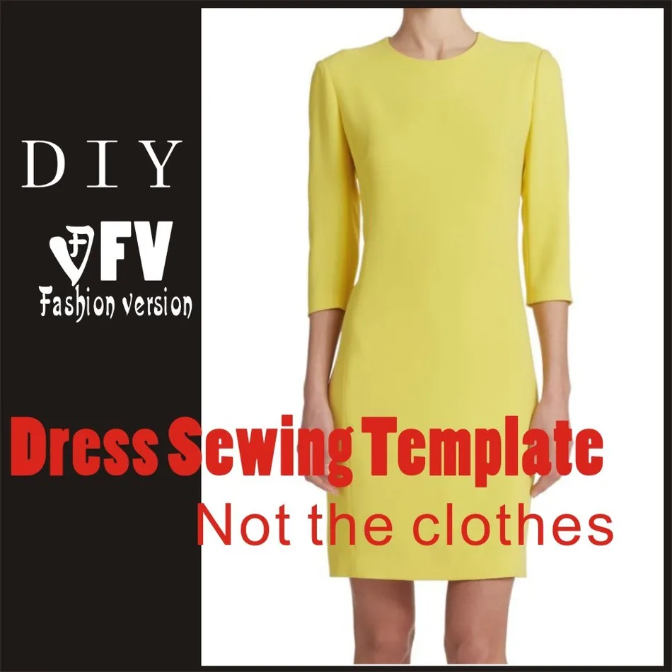 Платья Декоративный Шов Вырезания по шаблону для рисования одежда &quotсделай