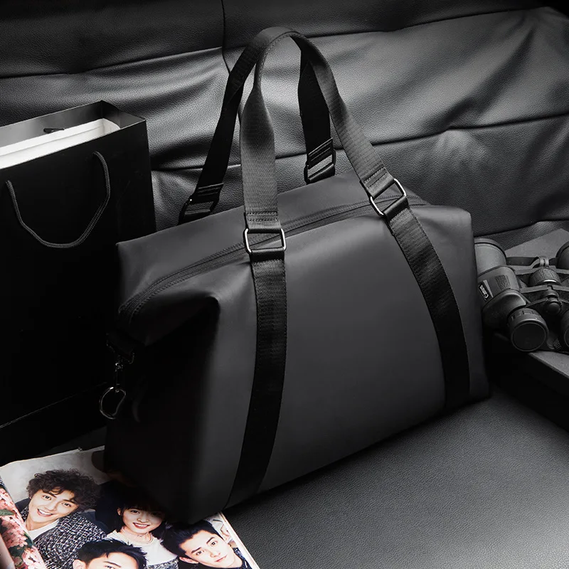 

Men's Waterproof Travel Bag Oxford Large Capacity Organizer Sports Weekender Business Handbag Duffle Bags Man Casual 2020