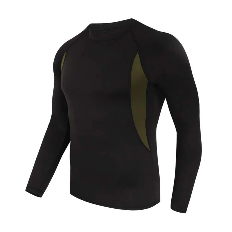Для мужчин зимняя куртка комплекты термобелья Long Johns быстросохнущая узкие тонкая полоска антимикробные эластичные мужские флисовое нательное бельё плюс Размеры 3XL